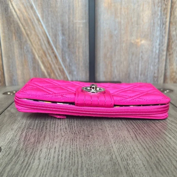 Vera Bradley Fuchsia Pink Quilted Wallet - Picture 4 of 11
